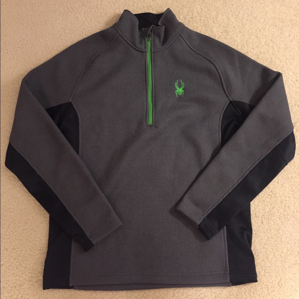 Men’s Spyder core 1/2 zip large